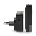 Nedis Langaton Ovikellosarja | Verkkovirtakäyttöinen | 100 - 240 V AC 50/60 Hz | 1x 23A 12V | Äänenvoimakkuus: 110 dB | Signaalin kantama: 150 m | IP55 | Säädettävä äänenvoimakkuus | 58 Melodiaa | 1 Vastaanotin | Musta Nedis Langaton Ovikellosarja | Verkkovirtakäyttöinen | 100 - 240 V AC 50/60 Hz | 1x 23A 12V | Äänenvoimakkuus: 110 dB | Signaalin kantama: 150 m | IP55 | Säädettävä äänenvoimakkuus | 58 Melodiaa | 1 Vastaanotin | Musta