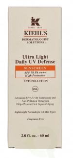 Kiehl\'s D.S. Ultra Light Daily UV Defense Sunscreen SPF50 60 ml Anti-Pollution kaikille ihotyypeille