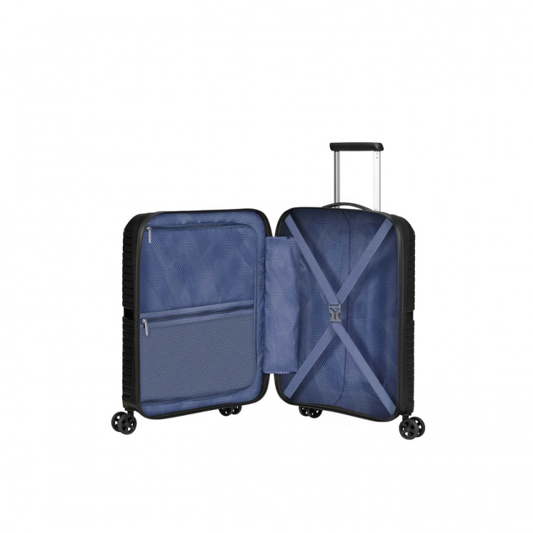 American Tourister Matkalaukku Airconic Spinner 55/23 Onyx Black American Tourister Matkalaukku Airconic Spinner 55/23 Onyx Black