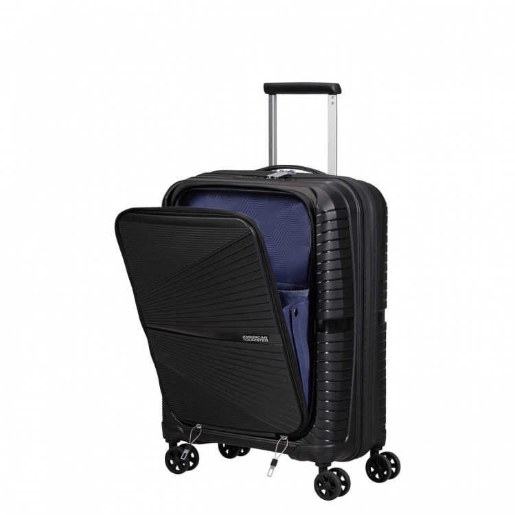 American Tourister Matkalaukku Airconic Spinner 55/23 Onyx Black American Tourister Matkalaukku Airconic Spinner 55/23 Onyx Black