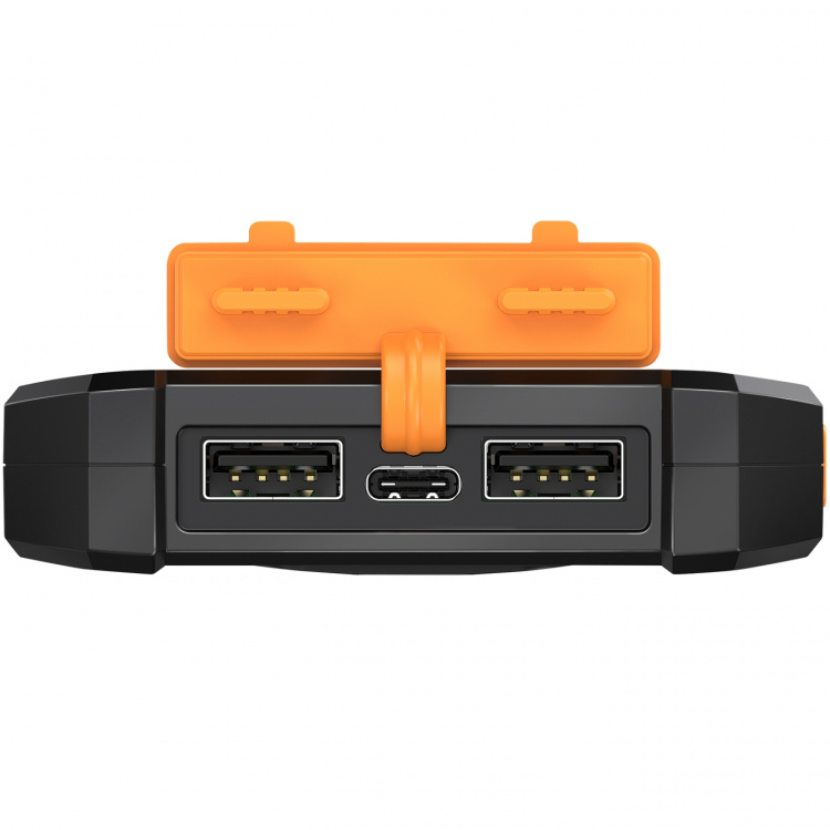 LogiLink Solcells-Powerbank 10.000mAh 2xUSB-A + USB-C in/ut 12W