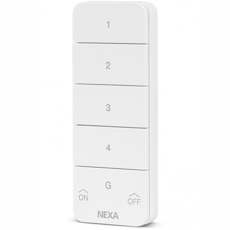 Nexa MYCT-2107 Fjärrkontroll med magnetfäste 4-kanaler 433 MHz