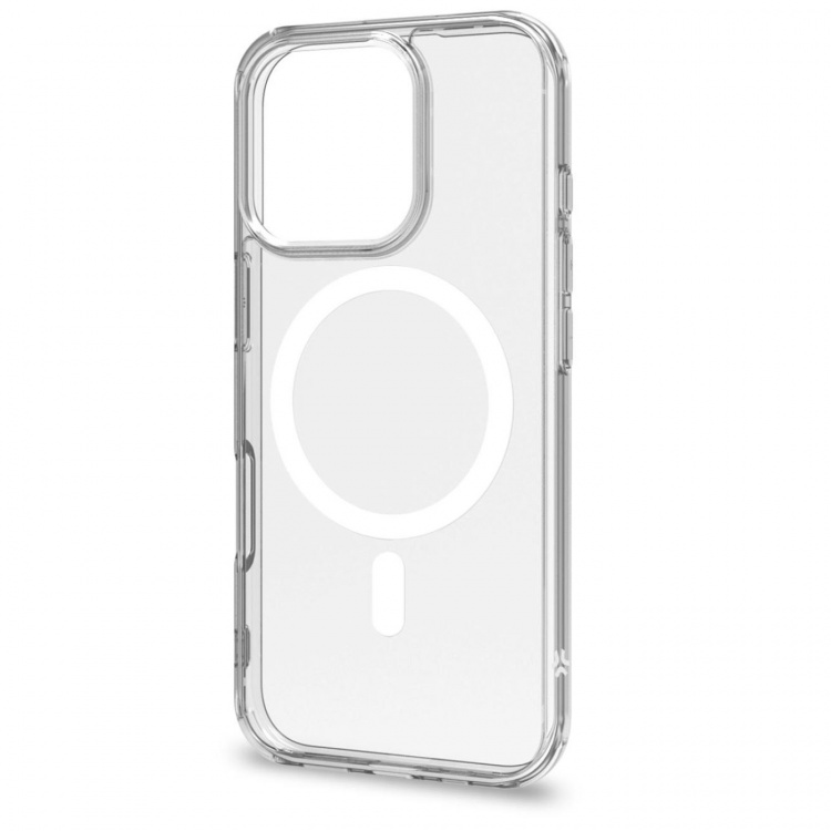 Celly Gelskinmag TPU Cover MagSafe-kompatibelt iPhone 16 Pro Transparent