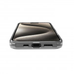 Celly Gelskinmag TPU Cover MagSafe-kompatibelt iPhone 16 Pro Transparent