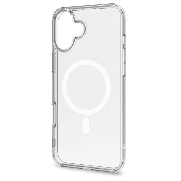 Celly Gelskinmag TPU Cover MagSafe-kompatibelt iPhone 16 Plus Transparent