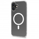 Celly Gelskinmag TPU Cover MagSafe-kompatibelt iPhone 16 Plus Transparent