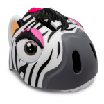 Crazy Safety Zebra polkupyöräkypärä - musta/valkoinen (49-55cm) (100901-01-01) Crazy Safety Zebra polkupyöräkypärä - musta/valkoinen (49-55cm) (100901-01-01)