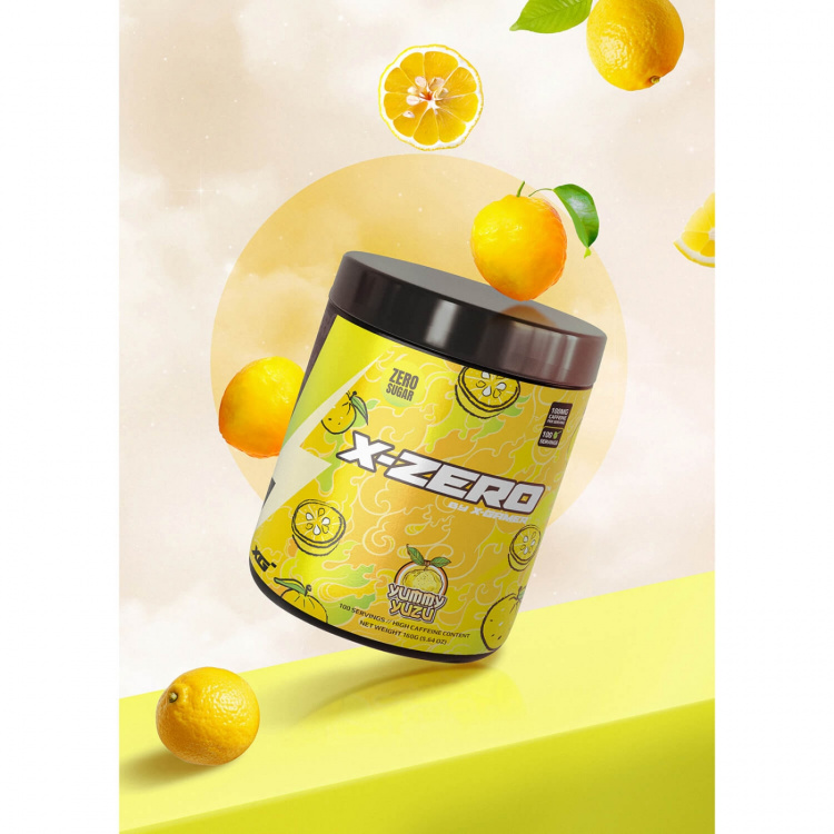X-GAMER Energiajuomajauhe X-Zero 160 gram Yummy Yuzu