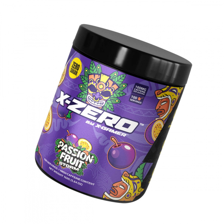 X-GAMER Energiajuomajauhe X-Zero 160 gram Passion Fruit X-GAMER Energiajuomajauhe X-Zero 160 gram Passion Fruit