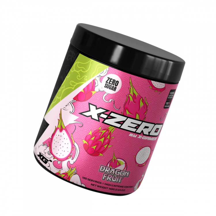 X-GAMER Energiajuomajauhe X-Zero 160 gram Dragon Fruit