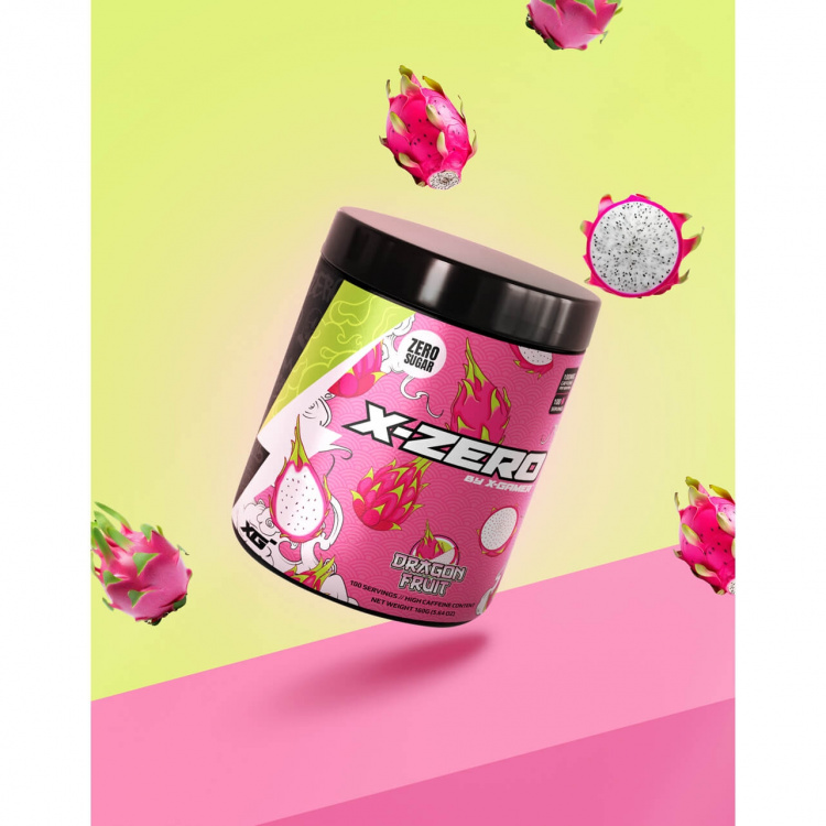 X-GAMER Energiajuomajauhe X-Zero 160 gram Dragon Fruit