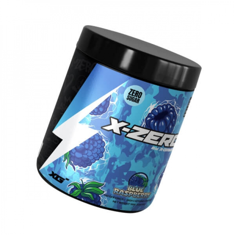 X-GAMER Energiajuomajauhe X-Zero 160 gram Blue Raspberry