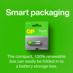 GP Paristo Super Alkaline AA LR6 4-Pack GP Paristo Super Alkaline AA LR6 4-Pack