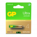 GP Paristo Ultra Alkaline AAA LR03 4-Pack GP Paristo Ultra Alkaline AAA LR03 4-Pack