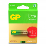 GP Paristo Ultra Alkaline AA LR6 8-Pack GP Paristo Ultra Alkaline AA LR6 8-Pack