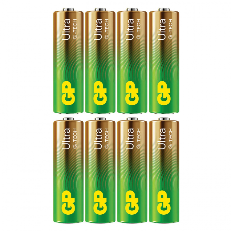 GP Paristo Ultra Alkaline AA LR6 8-Pack GP Paristo Ultra Alkaline AA LR6 8-Pack