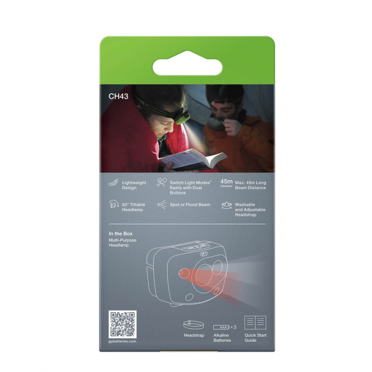 GP Otsalamppu Discovery CH43 150lm