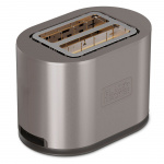 BLACK+DECKER Leivänpaahdin Toaster 2-Lohkoinen 900W Inox