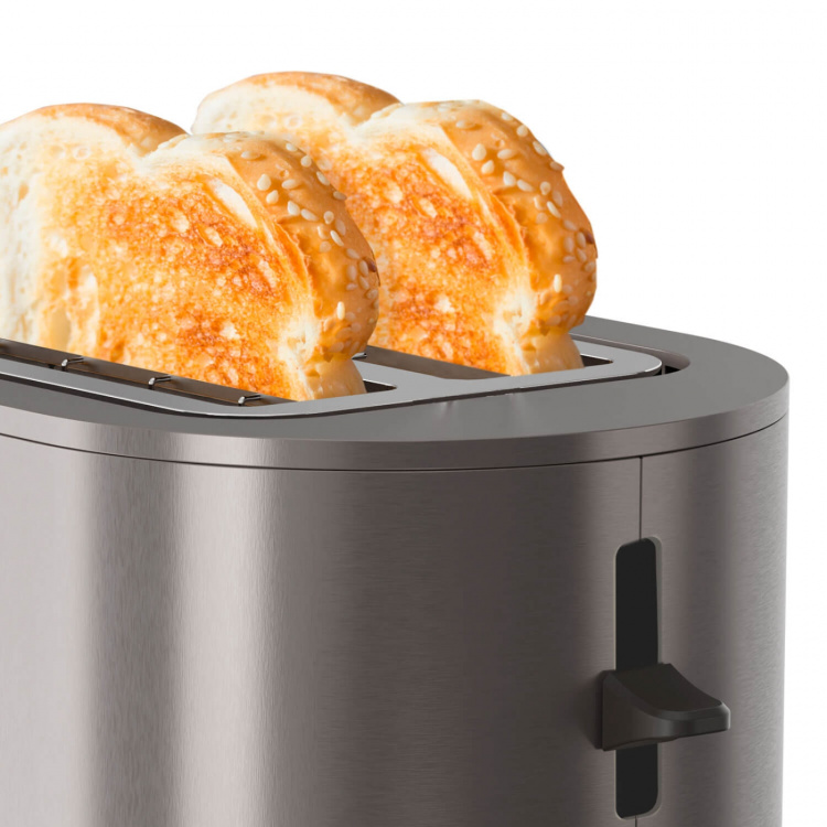 BLACK+DECKER Leivänpaahdin Toaster 2-Lohkoinen 900W Inox