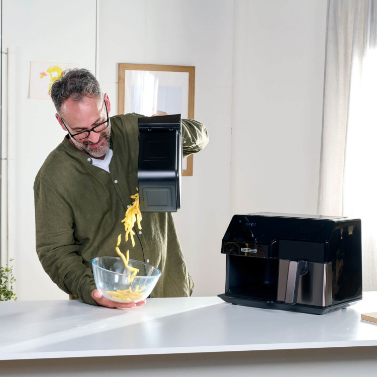 BLACK+DECKER Air Fryer Dual Basket 2500W