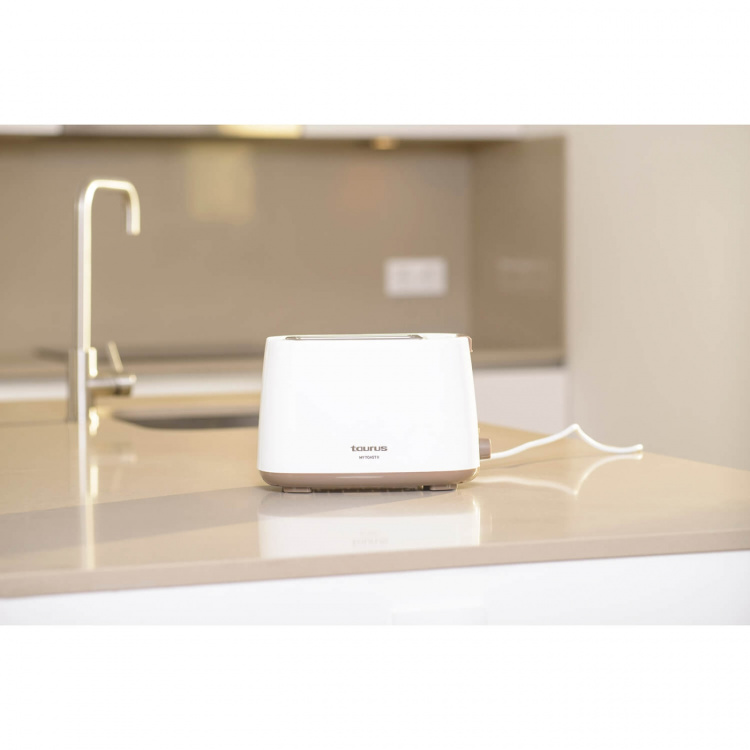 Taurus Leivänpaahdin Mytoast 2 Kaksi Fack Valkoinen Taurus Leivänpaahdin Mytoast 2 Kaksi Fack Valkoinen