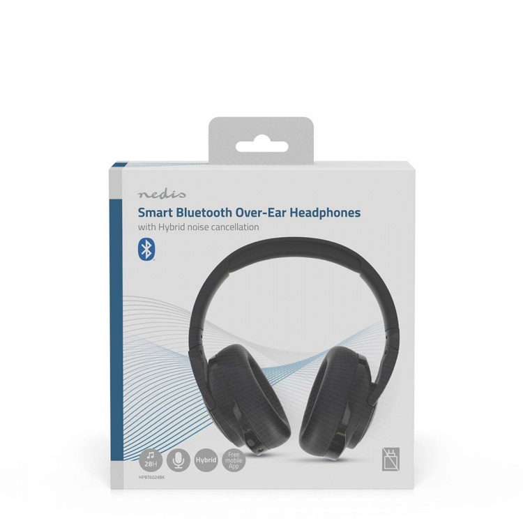 Nedis Langattomat Over-Ear kuulokkeet | Suurin akun toistoaika: 28 tuntia | Sisäänrakennettu mikrofoni | Paino-ohjaus | Hybrid (ENC + ANC) | Tuki ääniohjaukselle | Äänenvoimakkuuden Säätö | Musta Nedis Langattomat Over-Ear kuulokkeet | Suurin akun toistoaika: 28 tuntia | Sisäänrakennettu mikrofoni | Paino-ohjaus | Hybrid (ENC + ANC) | Tuki ääniohjaukselle | Äänenvoimakkuuden Säätö | Musta