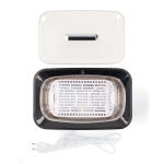 Nedis Ultraäänipuhdistin | Verkkovirtakäyttöinen | 220 - 240 V AC 50/60 Hz | Euro / Tyyppi-C (CEE 7/16) | Valkoinen | Muovi