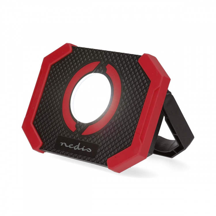 Nedis Työvalaisin | 10 W | Paristokäyttöinen | 5 V DC | N/A | Ladattava | Valon kesto: 10 h | 1000 lm | Valoalue: 30 m