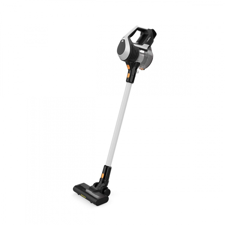 Nedis Varsi-imuri | 130 W | 25.9 VAC | Moottorisoitu harja sisäänrakennetulla valolla | 10000 Pa | HEPA ilmansuodatin | Musta / Oranssi