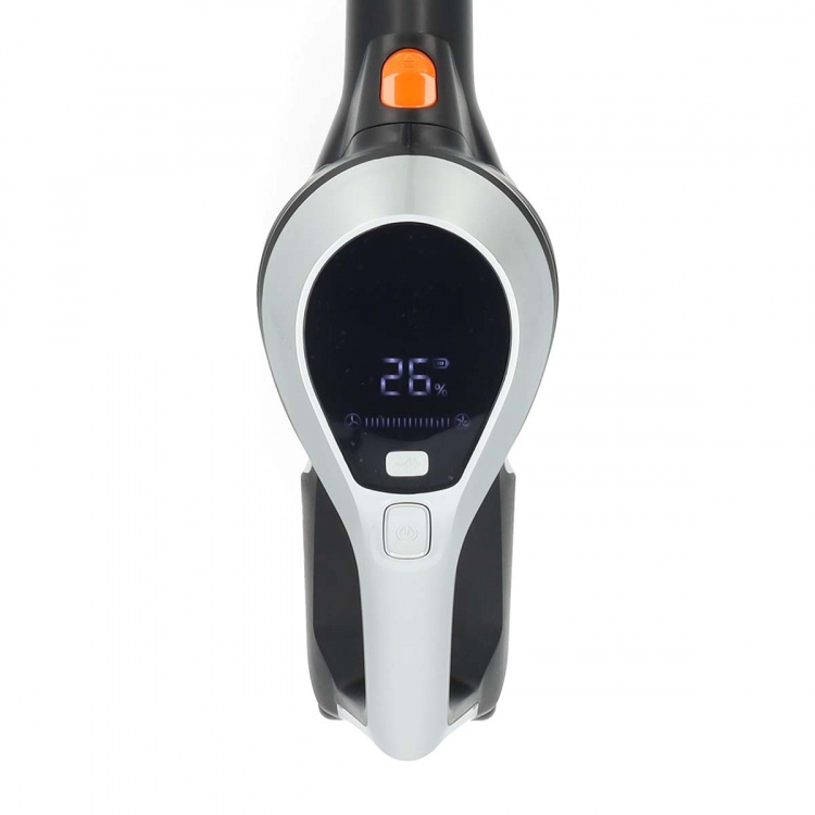 Nedis Varsi-imuri | 130 W | 25.9 VAC | Moottorisoitu harja sisäänrakennetulla valolla | 10000 Pa | HEPA ilmansuodatin | Musta / Oranssi