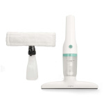 Nedis Akkutoiminen ikkunapesuri | 12 W | 1200 Pa | Likavesisäiliön tilavuus: 60 ml | Irroitettava likaveden säiliö | Valkoinen / Vihreä