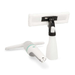 Nedis Akkutoiminen ikkunapesuri | 12 W | 1200 Pa | Likavesisäiliön tilavuus: 60 ml | Irroitettava likaveden säiliö | Valkoinen / Vihreä