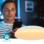 Nedis SmartLife Kattovalo | Lämpimästä kylmään valkoiseen / RGB | Pyöreä | Halkaisija: 260 mm | 1820 lm | 2700 - 6500 K | IP44 | Energialuokka: F | Android™ / IOS Nedis SmartLife Kattovalo | Lämpimästä kylmään valkoiseen / RGB | Pyöreä | Halkaisija: 260 mm | 1820 lm | 2700 - 6500 K | IP44 | Energialuokka: F | Android™ / IOS