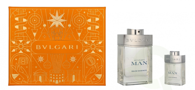 Bvlgari Man Rain Essence lahjasetti 115 ml Edp Spray 100ml/Edp Spray 15ml