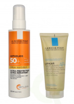 La Roche LRP Anthelios + Lipikar Duo Set 300 ml Anthelios Invisible Spray 200ml/Lipikar AP+ Oil 100ml