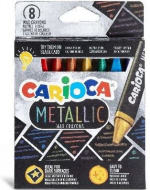 CARIOCA Metalliset vahakynät, 8 kpl (809437)