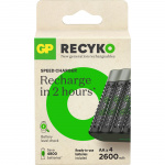 GP Akkulaturi Speed Charger M452 4xAA 2600mAh GP Akkulaturi Speed Charger M452 4xAA 2600mAh