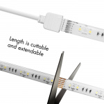 LogiLink Smart RGB+CCT (RGB + Varm-kallvit) Light-strip 5m WiFi Tuya