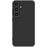 Celly Cromo Soft rubber case Galaxy S25 Svart