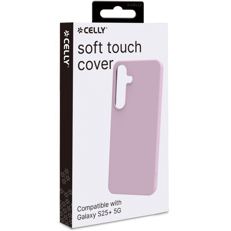 Celly Cromo Soft rubber case Galaxy S25+ Rosa