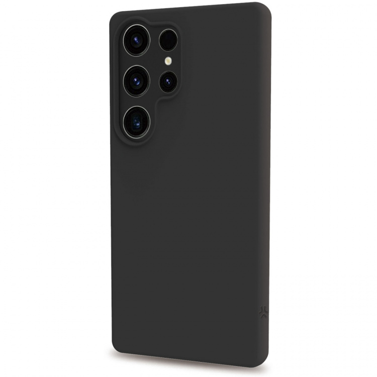 Celly Cromo Soft rubber case Galaxy S25 Ultra Svart