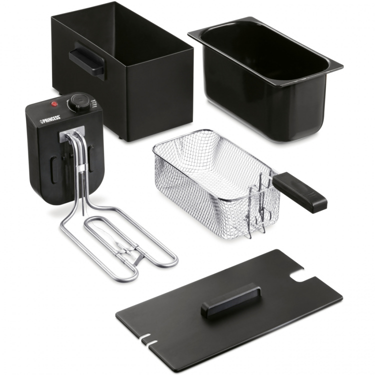 Princess Fritös 3l 182727 Rostfritt stål. Svart