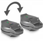 Princess Bubble våffeljärn 132465 Ø 20 cm - Rotation function