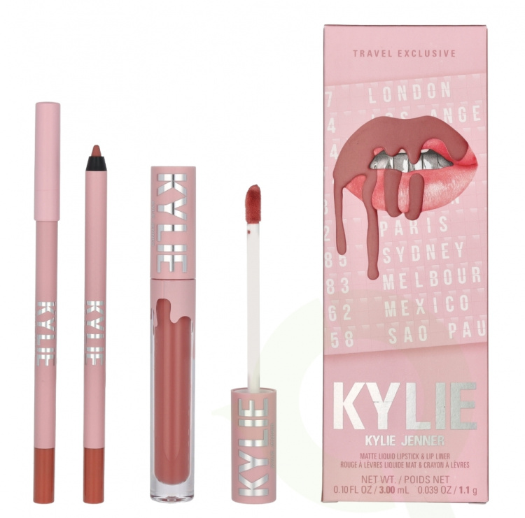 Kylie Jenner Kylie By Kylie Jenner Matte Lip Kit 4.1 ml #354 - Matte Liquid Lipstick 3ml/Lip Liner 1,1gr