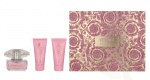 Versace Bright Crystal Giftset 150 ml Edt Spray 50ml/Bath & Showergel 50ml/Body Lotion 50ml