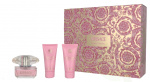 Versace Bright Crystal Giftset 150 ml Edt Spray 50ml/Bath & Showergel 50ml/Body Lotion 50ml