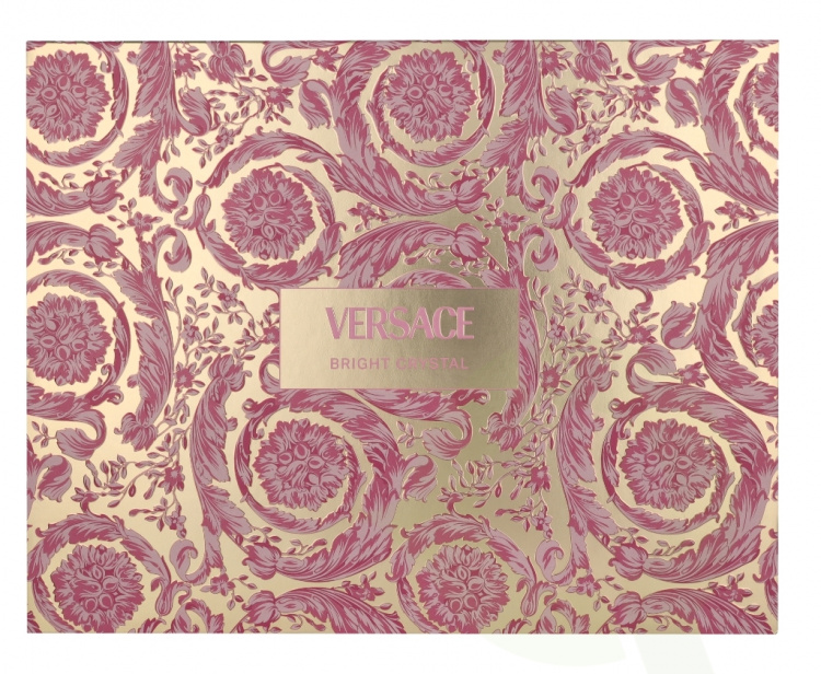 Versace Bright Crystal Giftset 150 ml Edt Spray 50ml/Bath & Showergel 50ml/Body Lotion 50ml