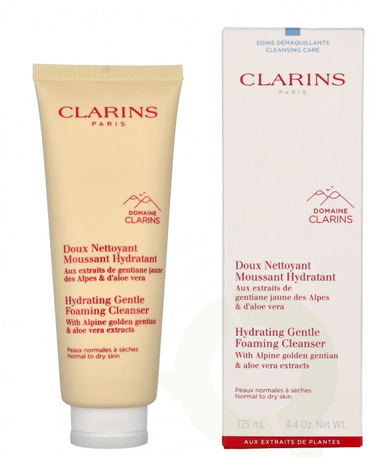 Clarins Hydrating Gentle Foaming Cleanser 125 ml Normal To Dry Skin