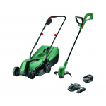 Bosch 18V nurmikonhoitosarja - EasyGrassCut 18V & EasyMower 18V ( akku ja laturi mukana ) Bosch 18V nurmikonhoitosarja - EasyGrassCut 18V & EasyMower 18V ( akku ja laturi mukana )