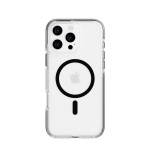 Evo Tech21 - Evo Crystal - Suojus - iPhone 16 Pro Max - Crystal MagSafe - Musta